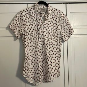 NWOT Naked And Famous Button Down Shirt